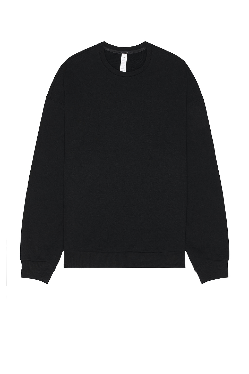 Image 1 of alo Chill Crewneck Pullover in Black