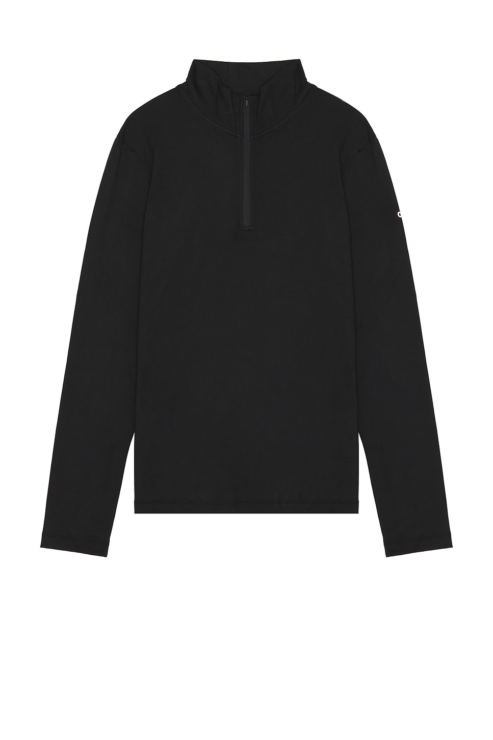 Image 1 of alo Conquer 1/4 Zip Reform Long Sleeve in Black