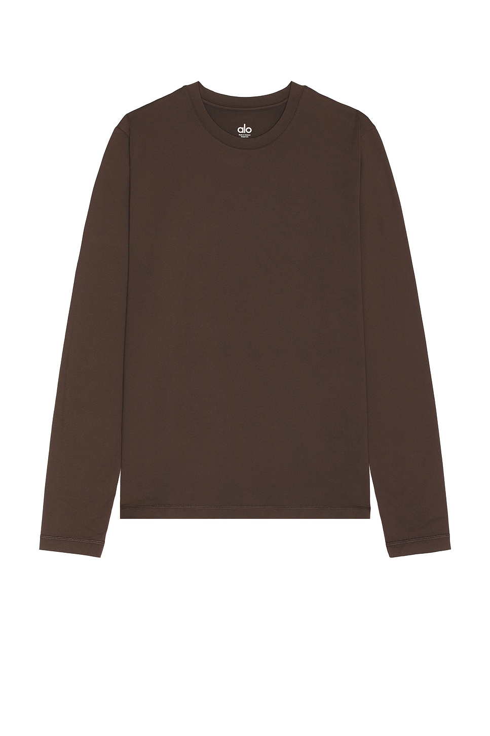 Image 1 of alo Conquer Reform Crewneck Long Sleeve in Espresso