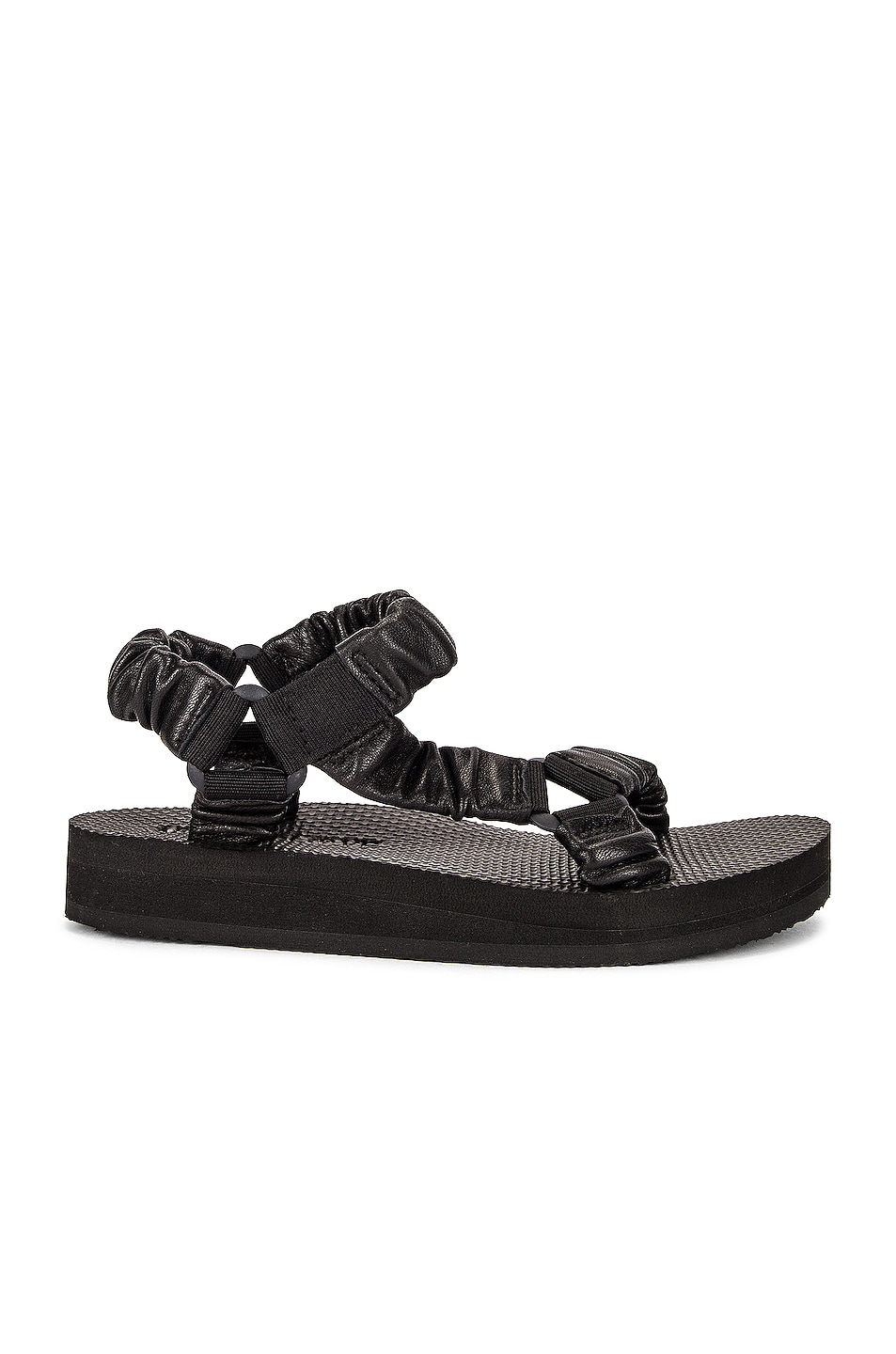 Image 1 of Arizona Love Trekky Leather Sandal in Black