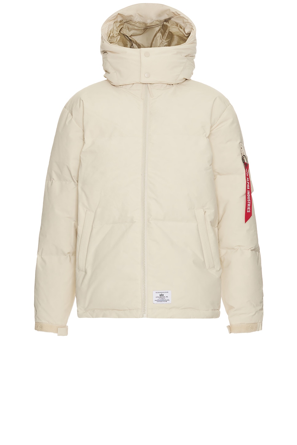 Image 1 of ALPHA INDUSTRIES Puffer Parka in Limestone