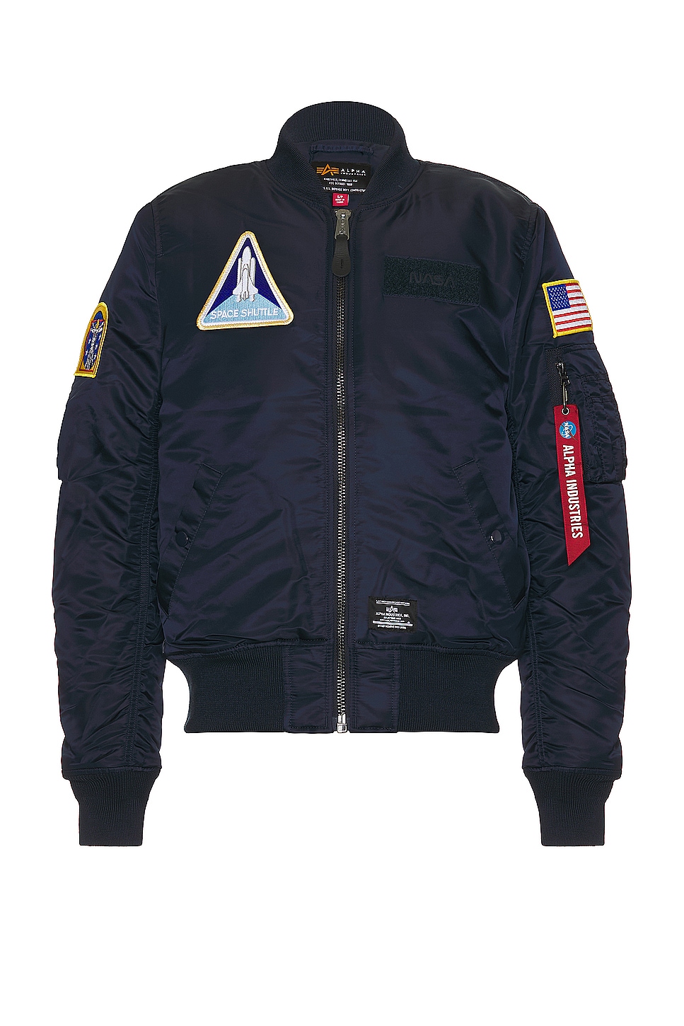 Image 1 of ALPHA INDUSTRIES NASA MA-1 Bomber in Replica Blue