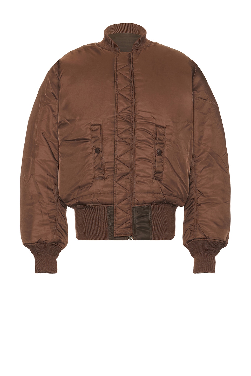 Shop Alpha Industries Ma-1 Flight Jacket In Chocolate