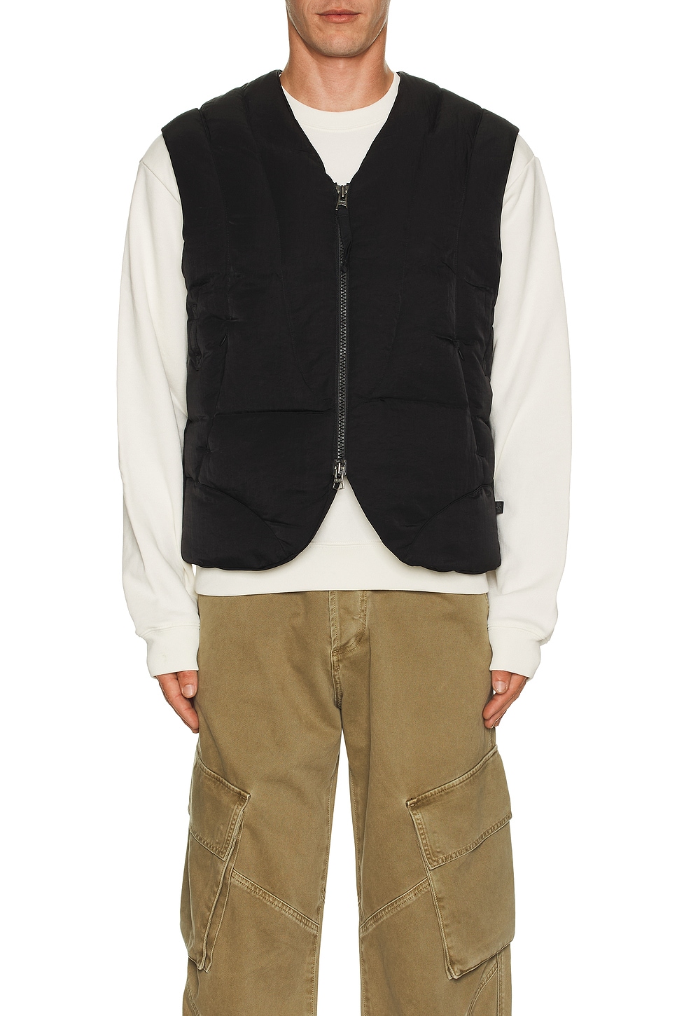 Image 1 of ALPHA INDUSTRIES Insulated Vest in Black