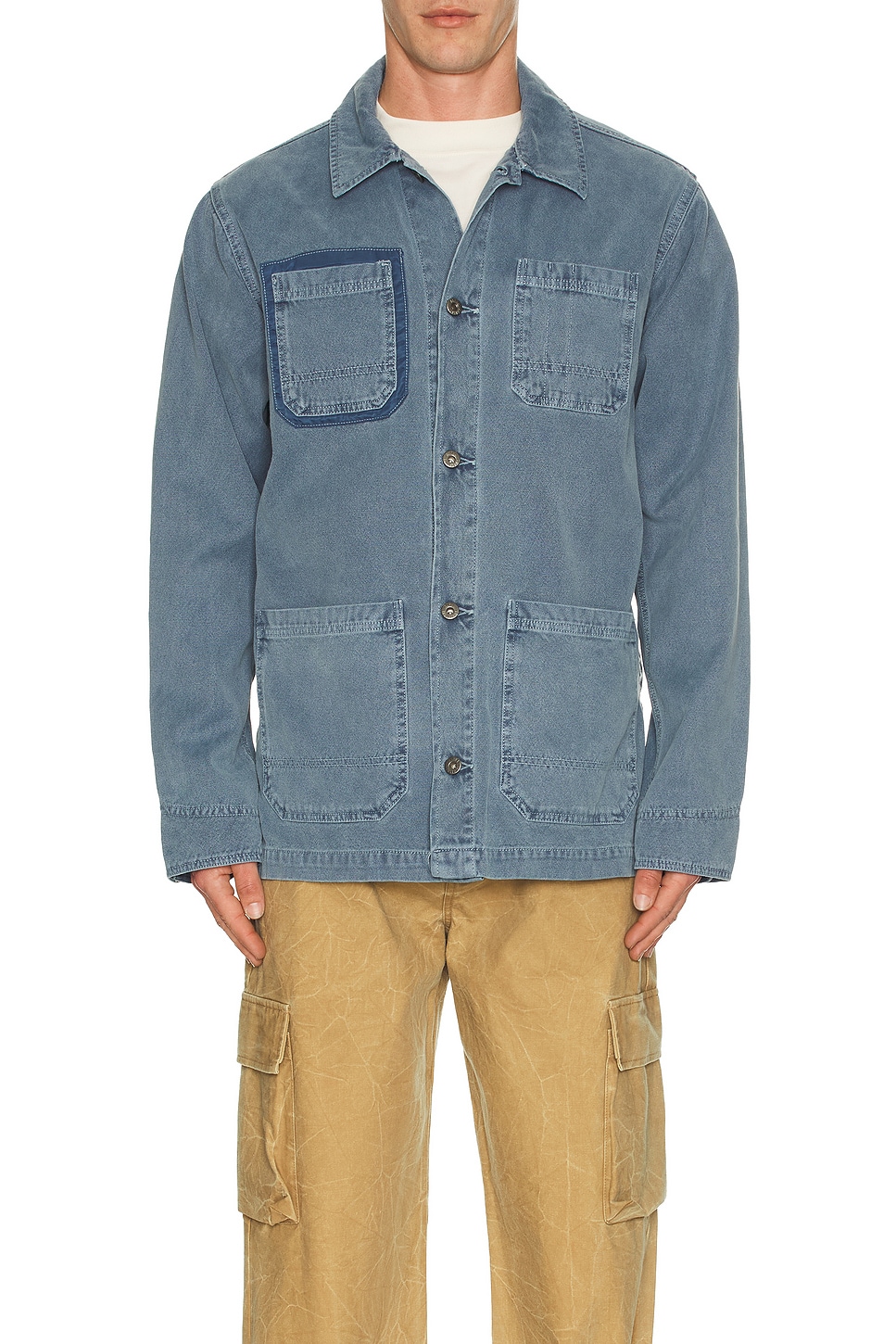 Image 1 of ALPHA INDUSTRIES CTN Chore Coat in Airborne Blue