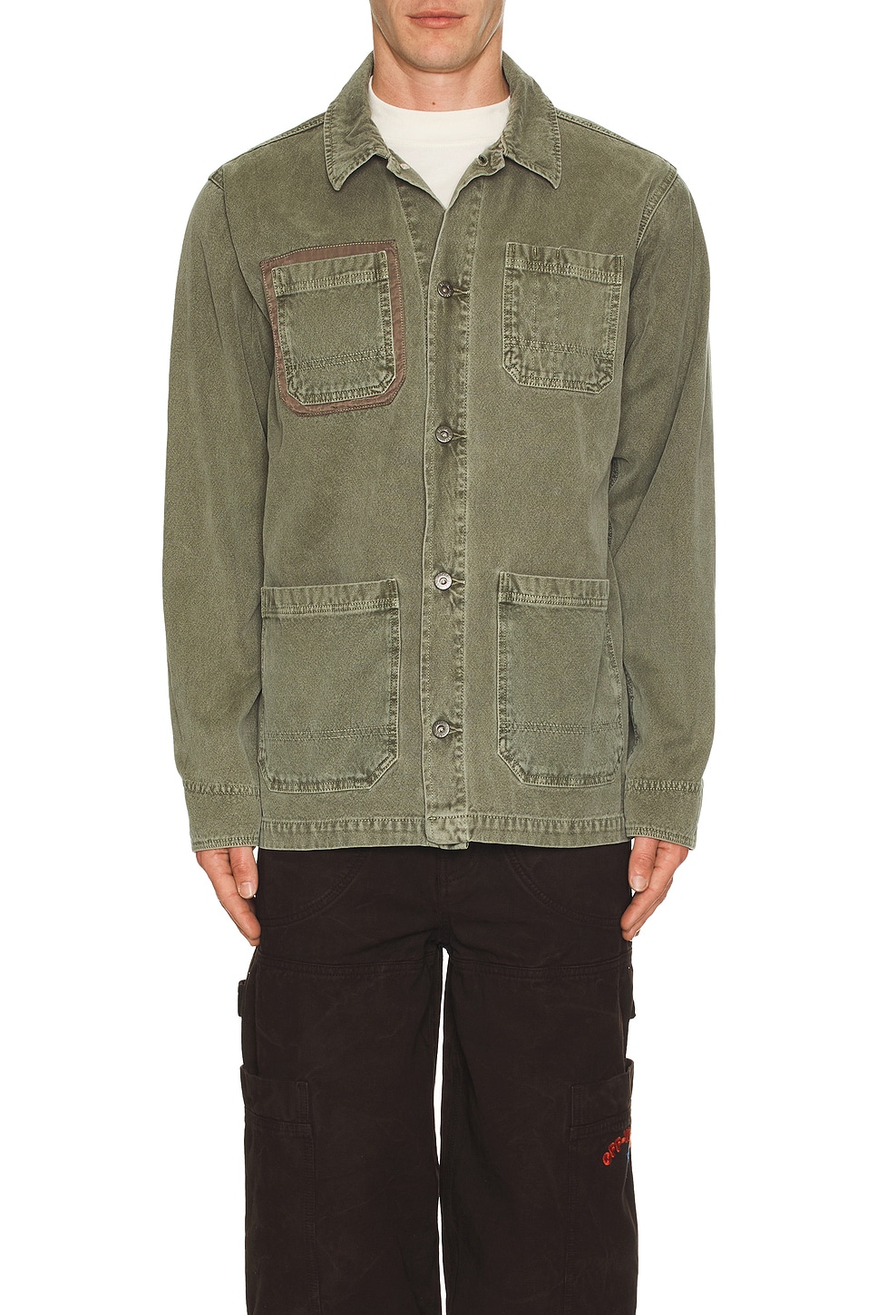 Image 1 of ALPHA INDUSTRIES CTN Chore Coat in Green