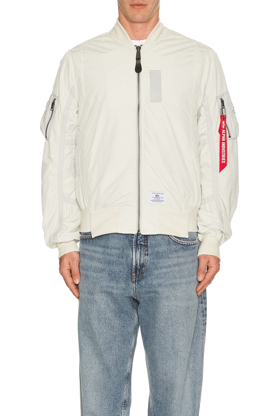 Image 1 of ALPHA INDUSTRIES L-2B Paratrooper Flight Jacket in Dune White