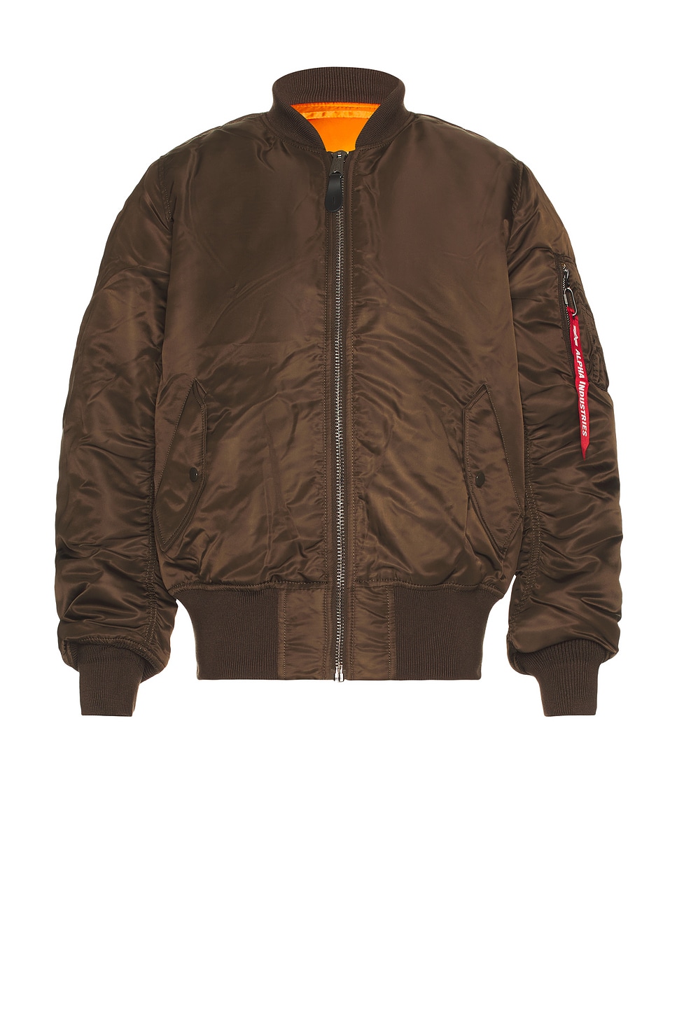 Image 1 of ALPHA INDUSTRIES Alpha MA-1 Flight Jacket in Espresso