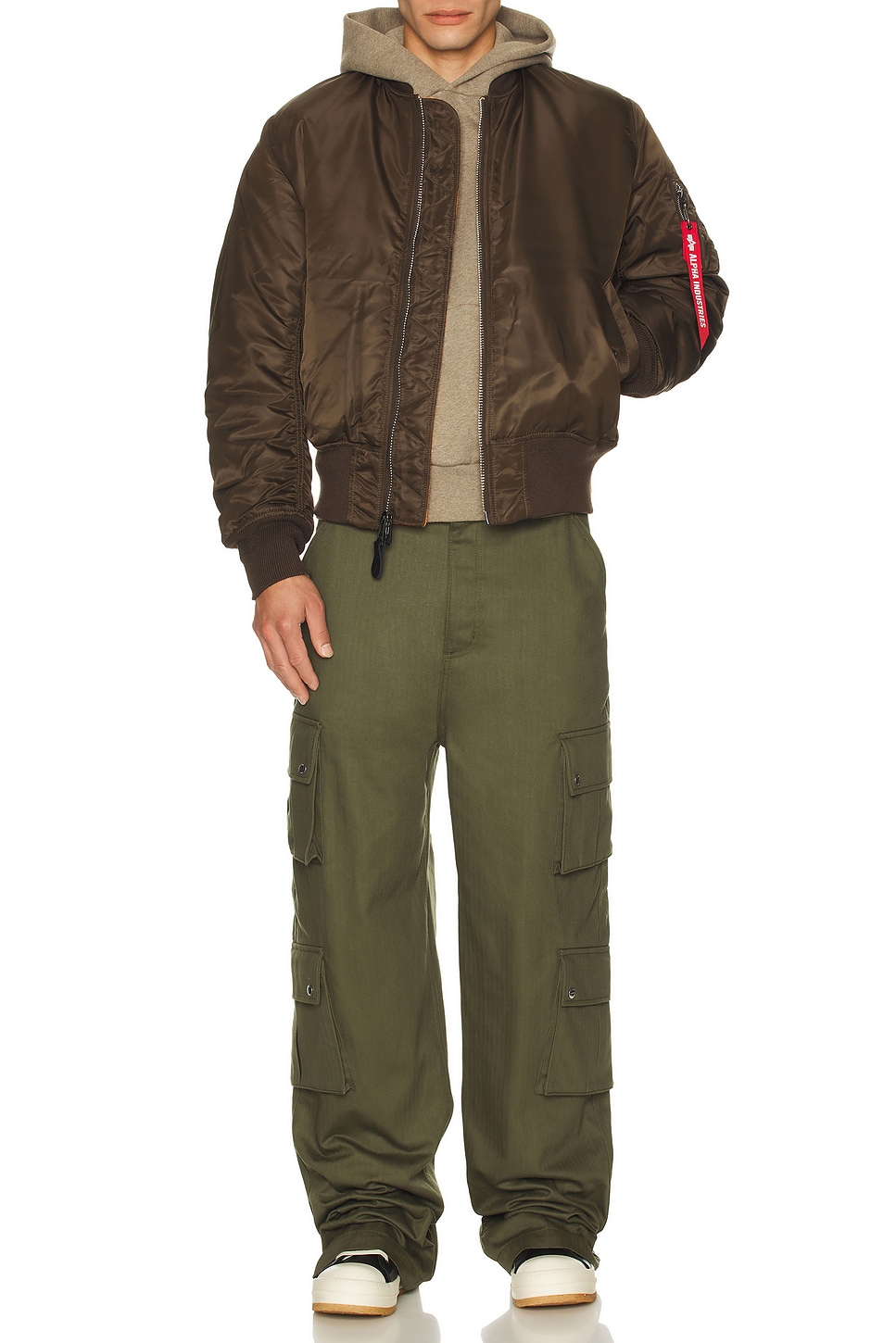 Alpha Industries Alpha Ma-1 Flight Jacket Espresso In Brown
