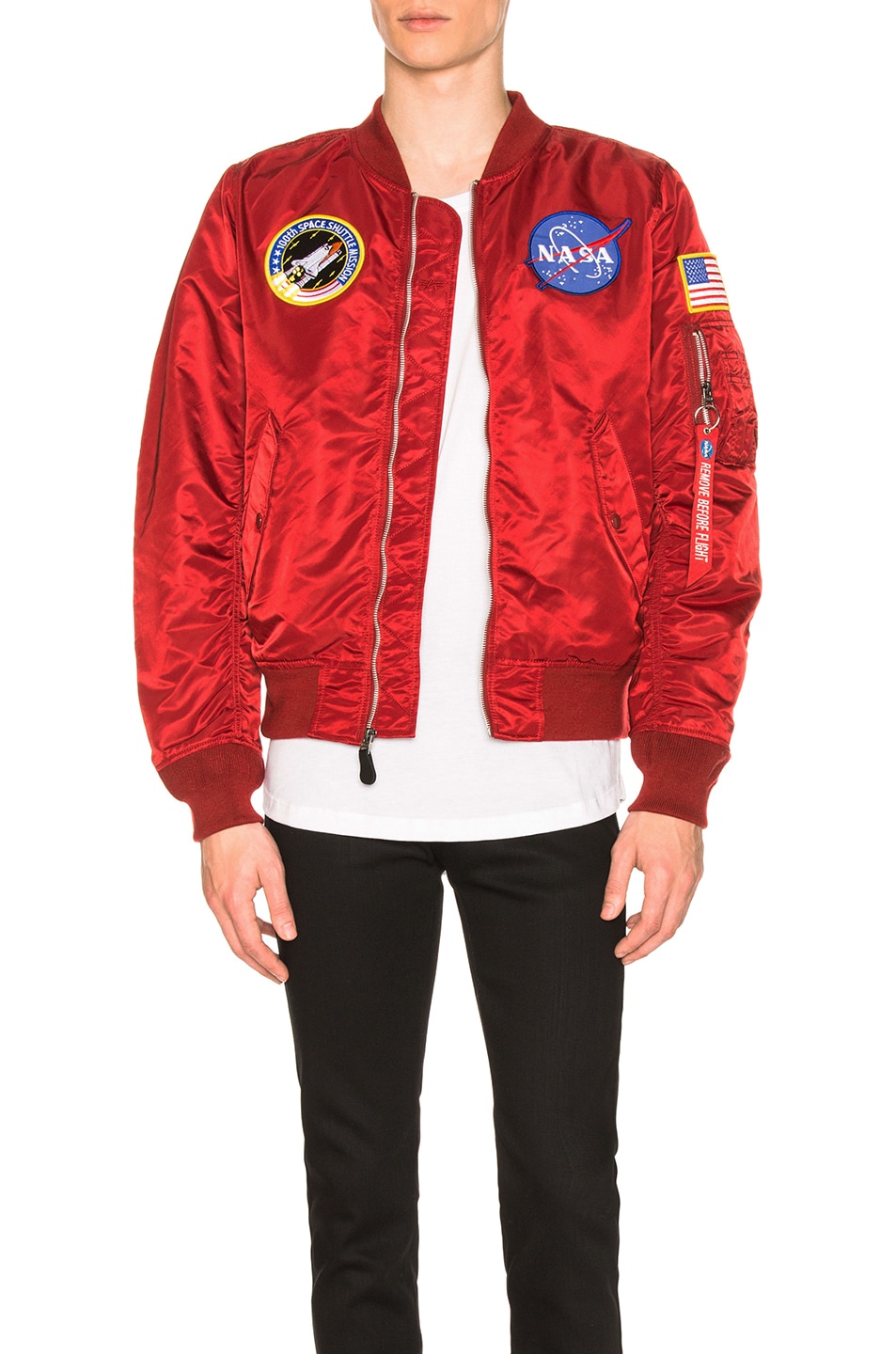 Image 1 of ALPHA INDUSTRIES L 2B Nasa Bomber in Commander Red