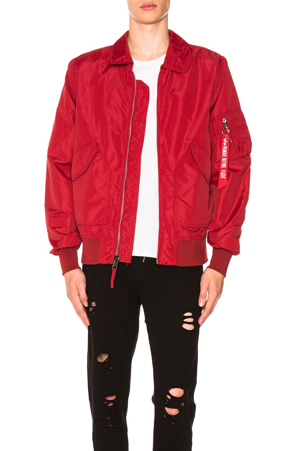 Image 1 of ALPHA INDUSTRIES CWU 36P Mod in Commander Red