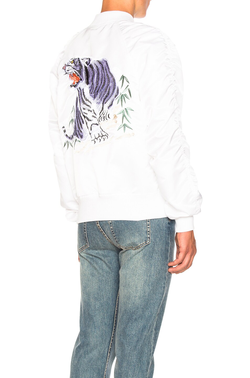 Image 1 of ALPHA INDUSTRIES MA 1 Souvenir Tiger in White
