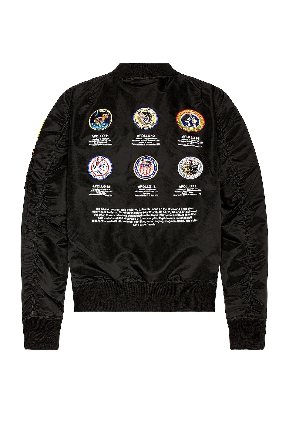 Image 1 of ALPHA INDUSTRIES L-2B Apollo II Fight Jacket in Black