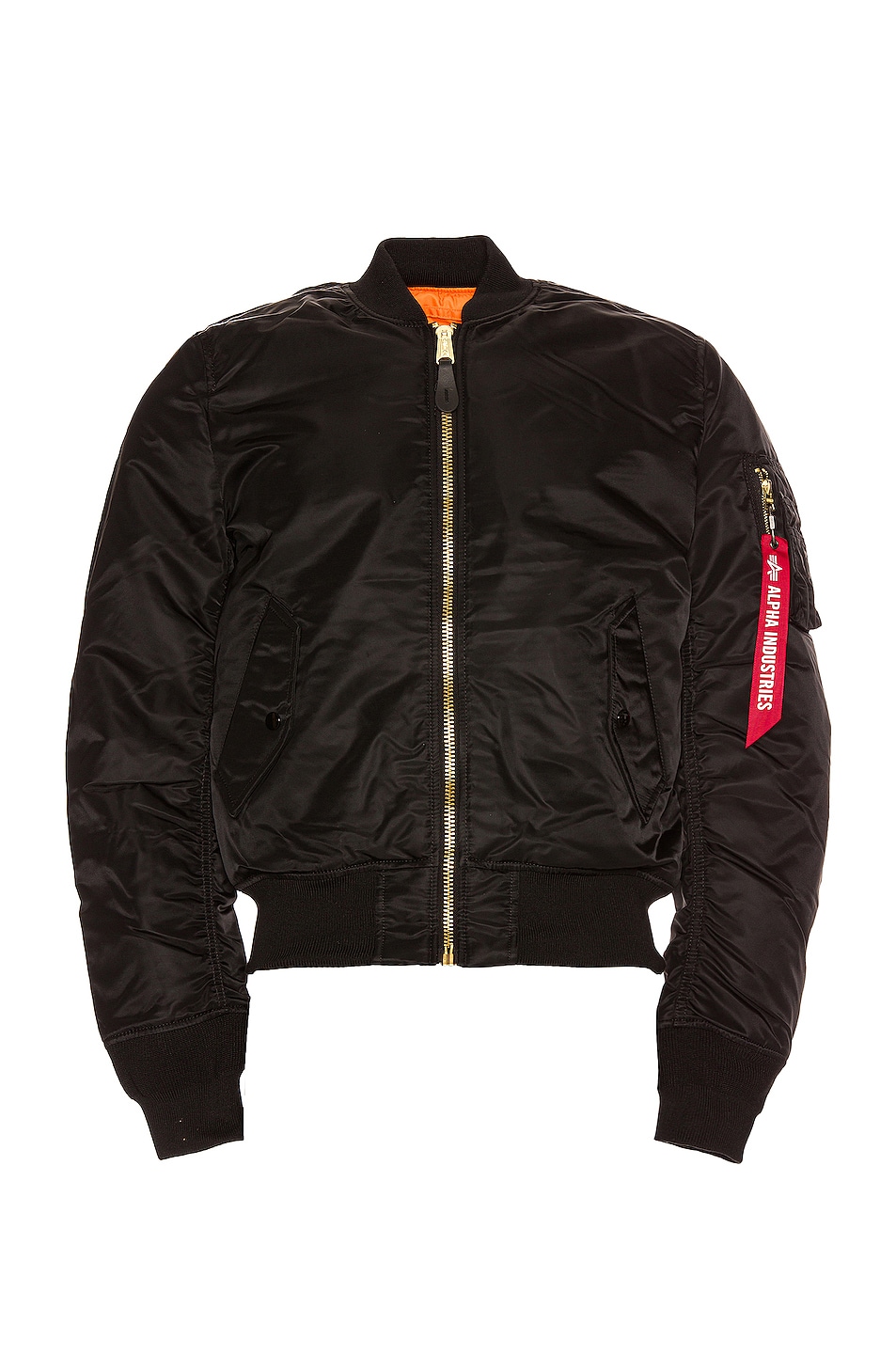 Image 1 of ALPHA INDUSTRIES MA-1 Slim Fit in Black