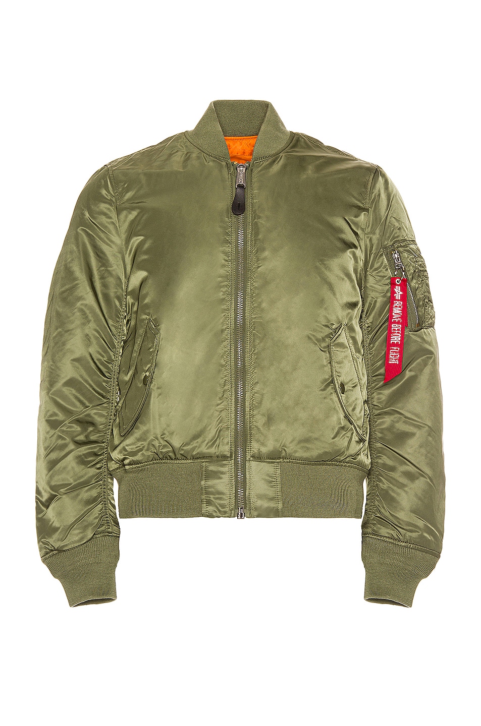 Image 1 of ALPHA INDUSTRIES MA-1 Slim Fit in Sage