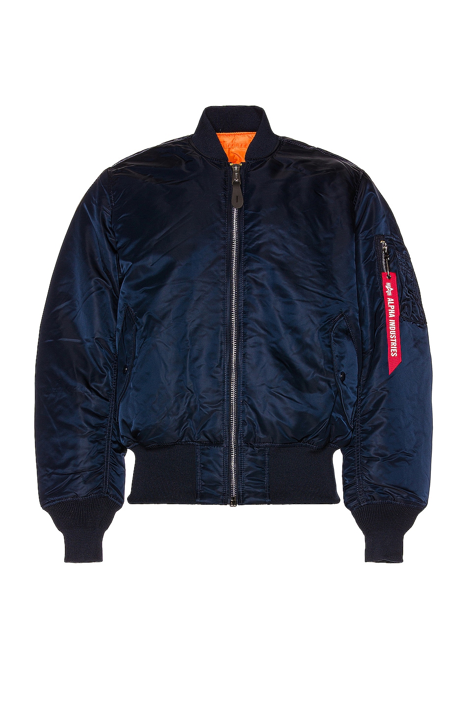 Image 1 of ALPHA INDUSTRIES MA-1 Bomber Jacket in Replica Blue