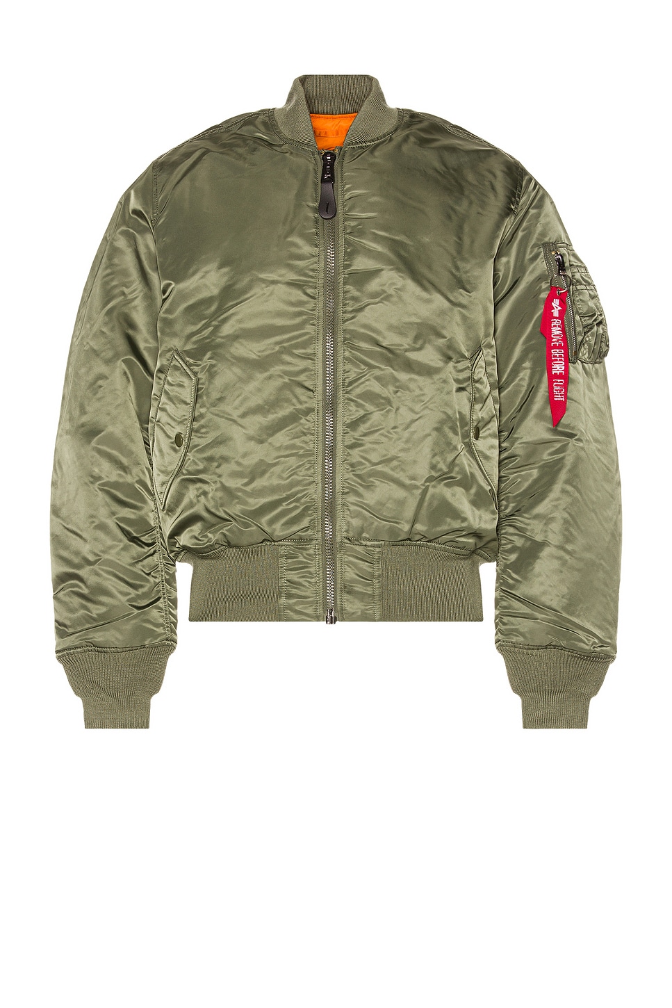 Image 1 of ALPHA INDUSTRIES MA-1 Bomber Jacket in Sage