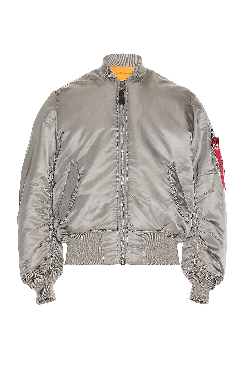 Image 1 of ALPHA INDUSTRIES MA-1 Bomber in Vintage Gray