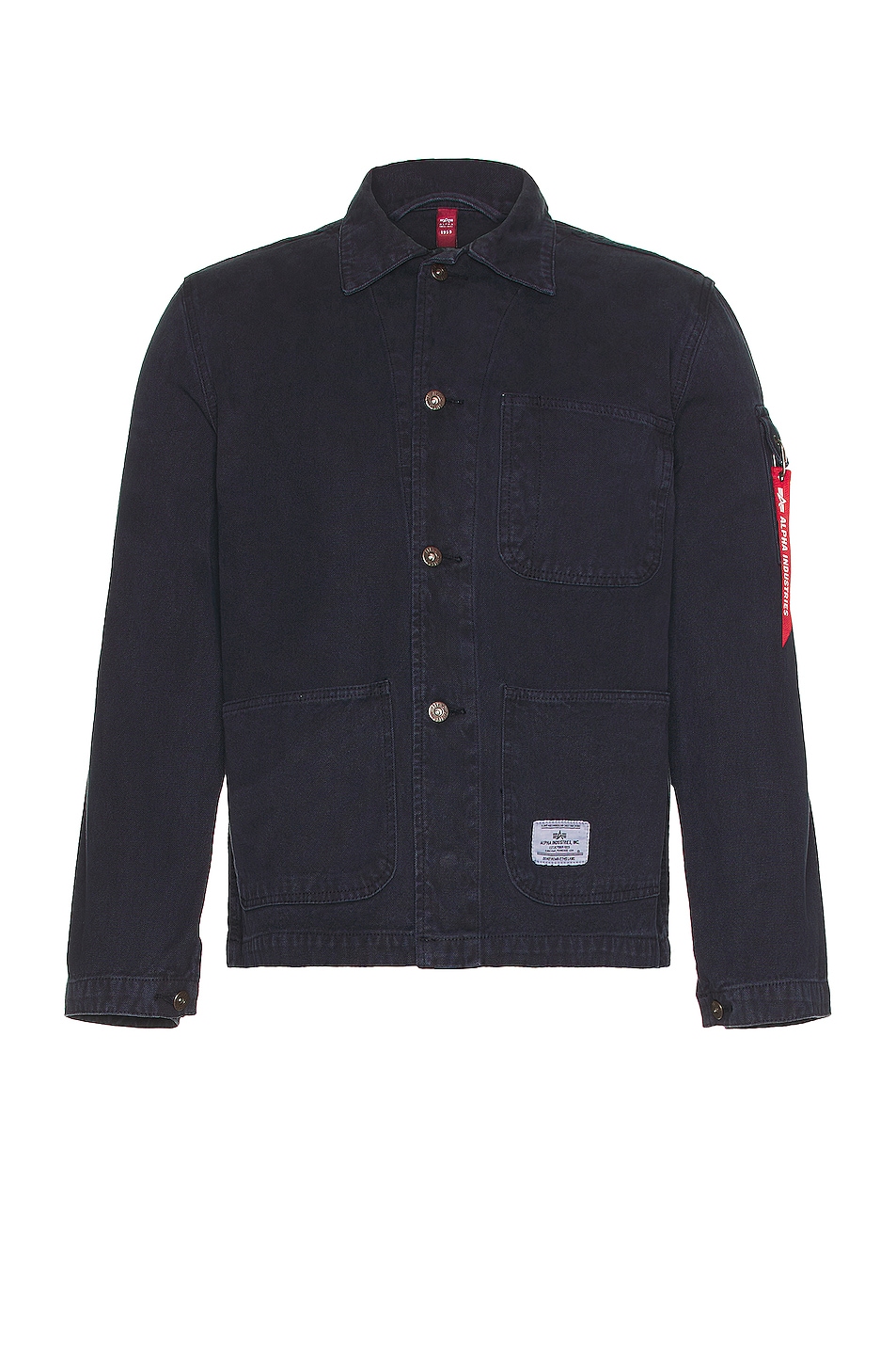 Image 1 of ALPHA INDUSTRIES N-3 Mod Utility Chore Coat in Replica Blue