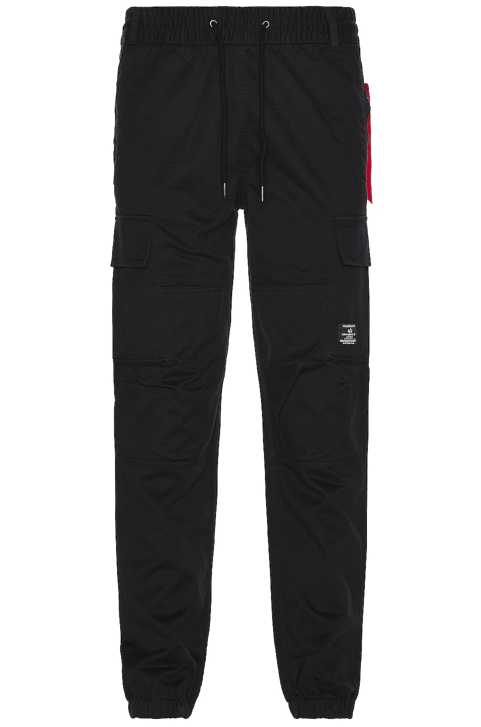 Image 1 of ALPHA INDUSTRIES Cotton Jogger in Black