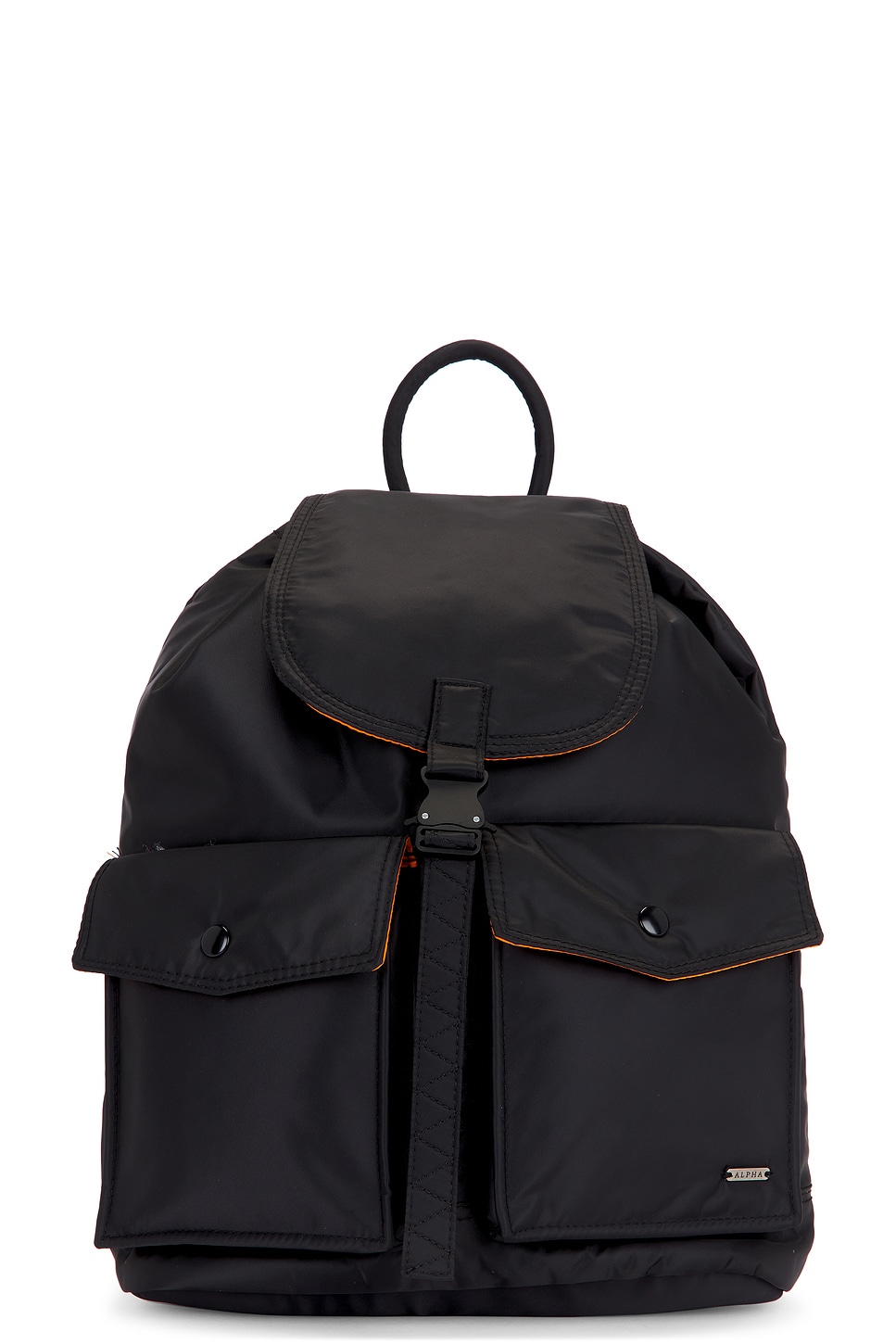 Nylon Backpack in Black