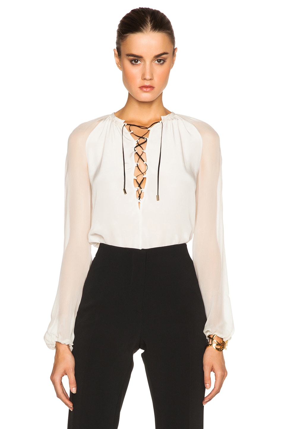 Image 1 of Altuzarra Pipit Blouse in Natural White
