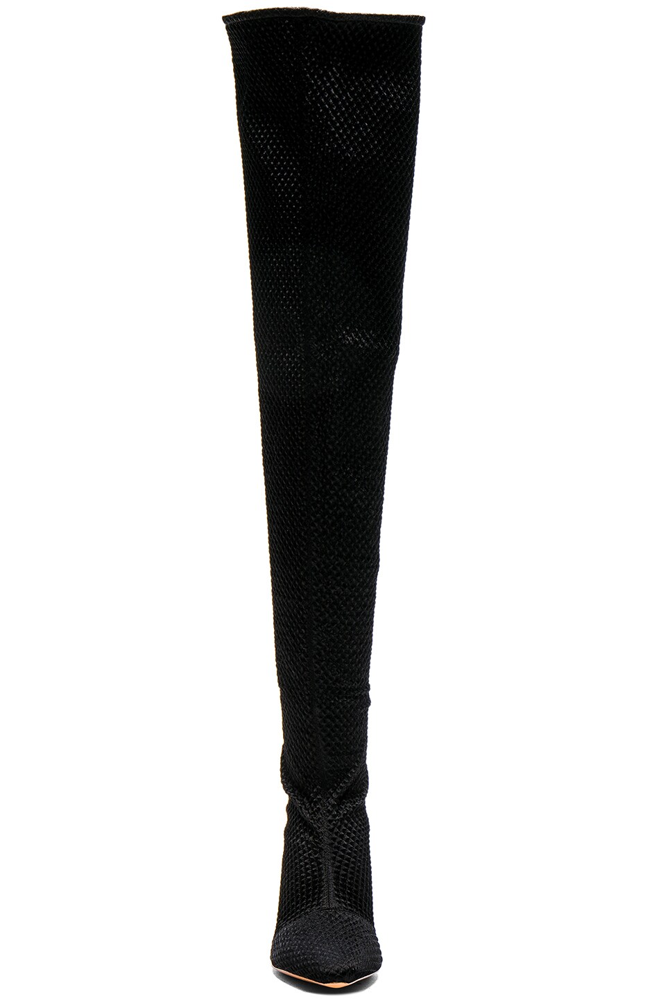 ALTUZARRA Elliot Low Heel Thigh High Boots in Black ModeSens