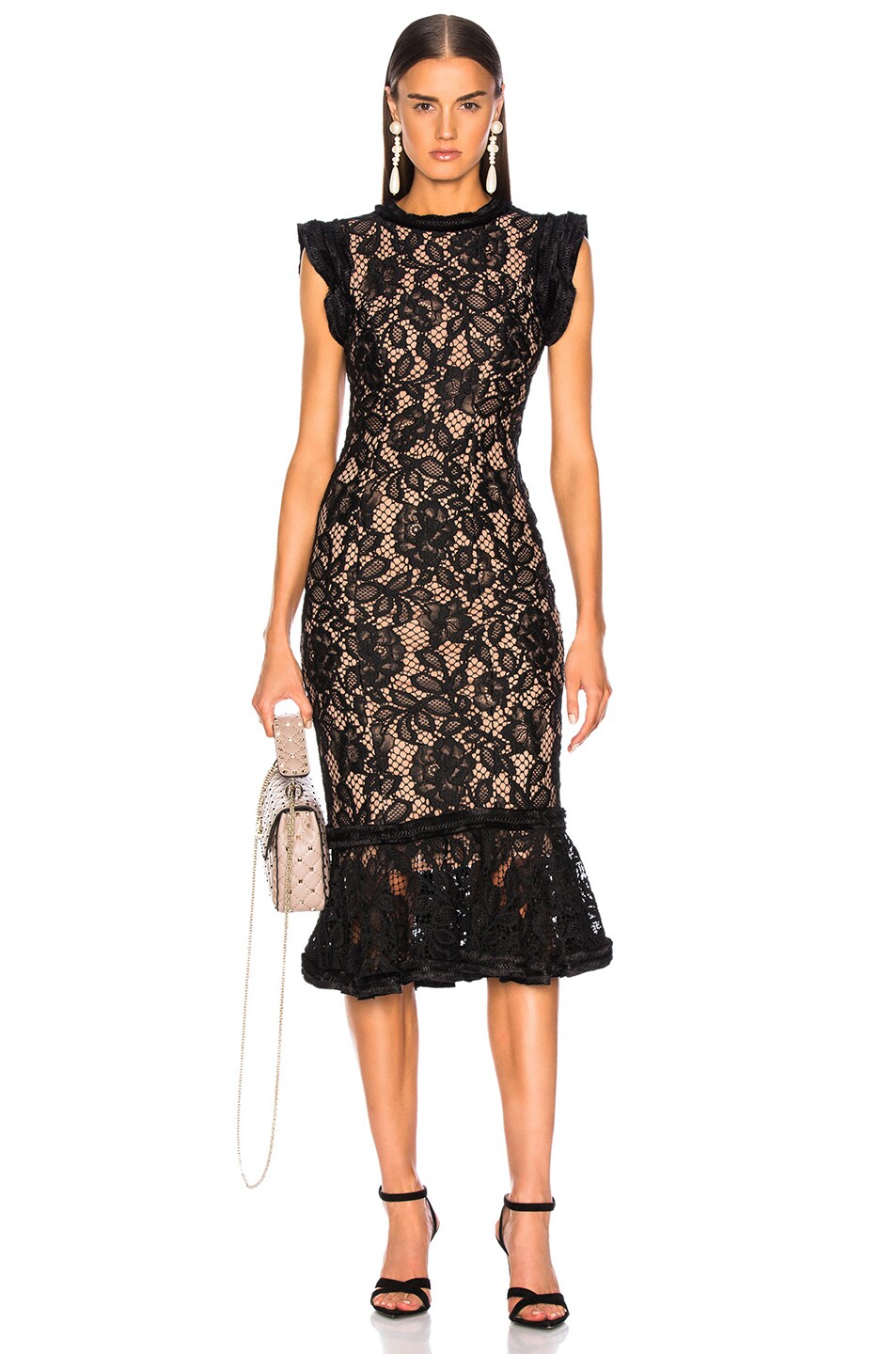 Image 1 of Alexis Kleo Dress in Black Lace