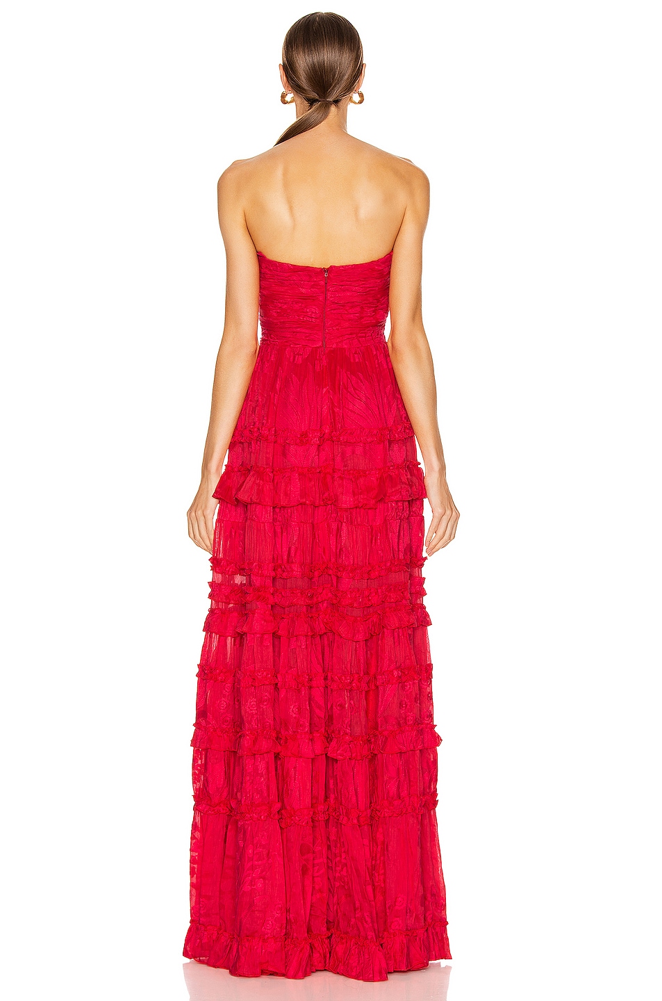 Alexis Allora Gown in Red Azalea | FWRD