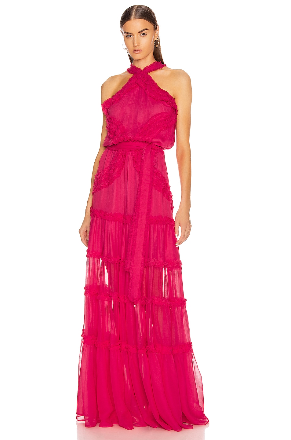Alexis Lorinda Dress in Azalea Pink | FWRD