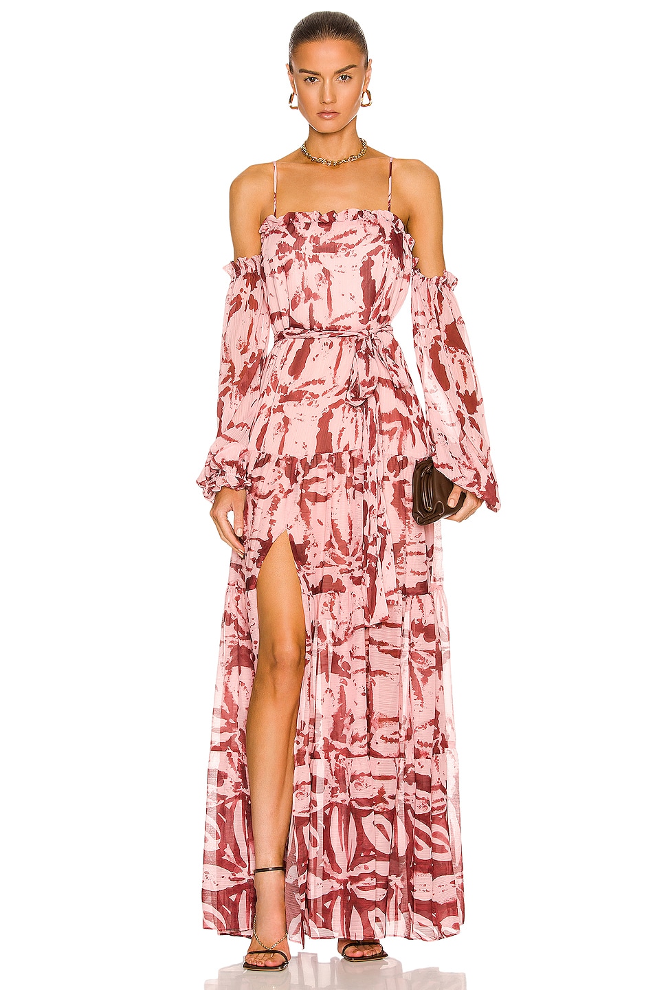 Image 1 of Alexis Dahlia Maxi Dress in Floral Hibiscus