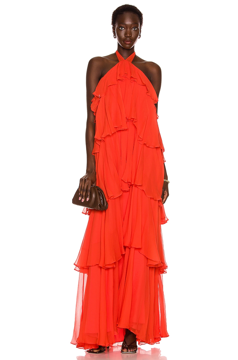 Image 1 of Alexis Aurorah Gown in Burnt Orange