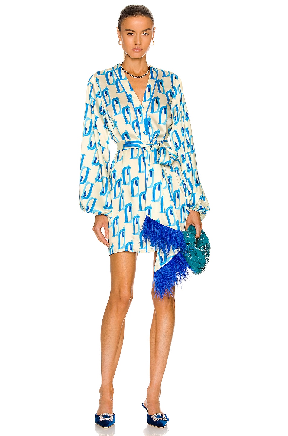 Image 1 of Alexis Italia Dress in Blue Jay