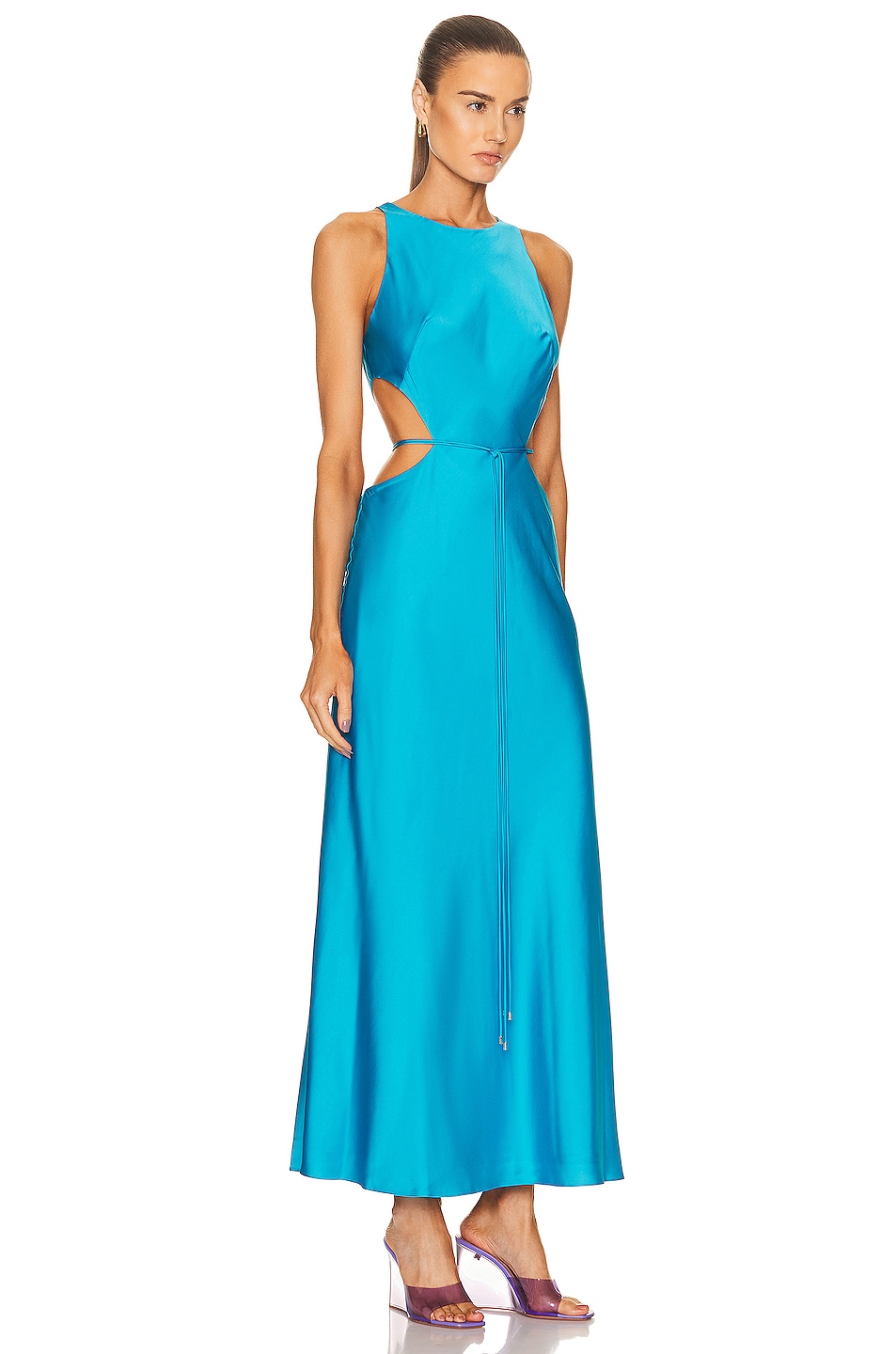 Alexis Lune Dress in Sapphire | FWRD