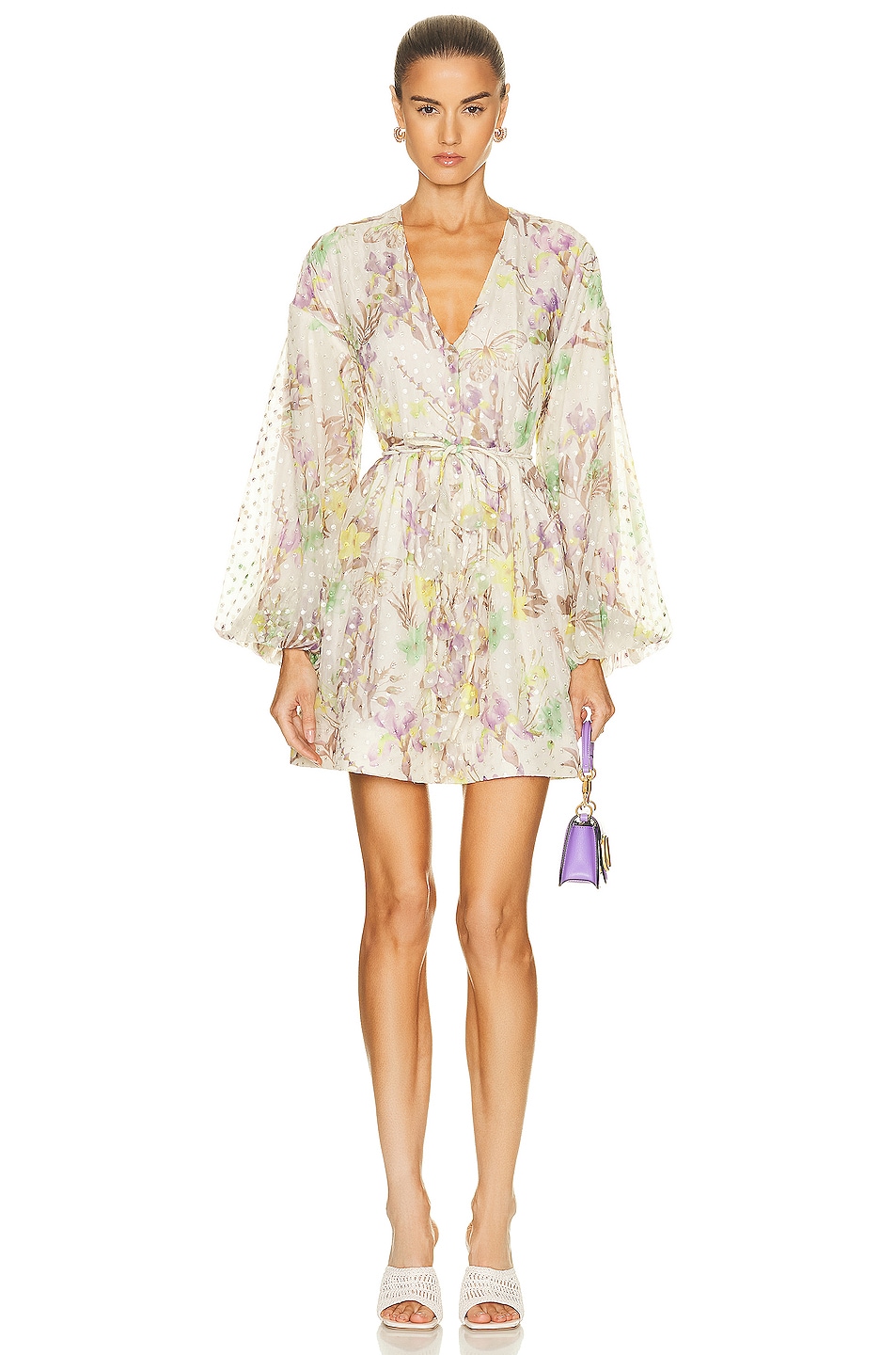 Image 1 of Alexis Behati Dress in Floral Embroidered