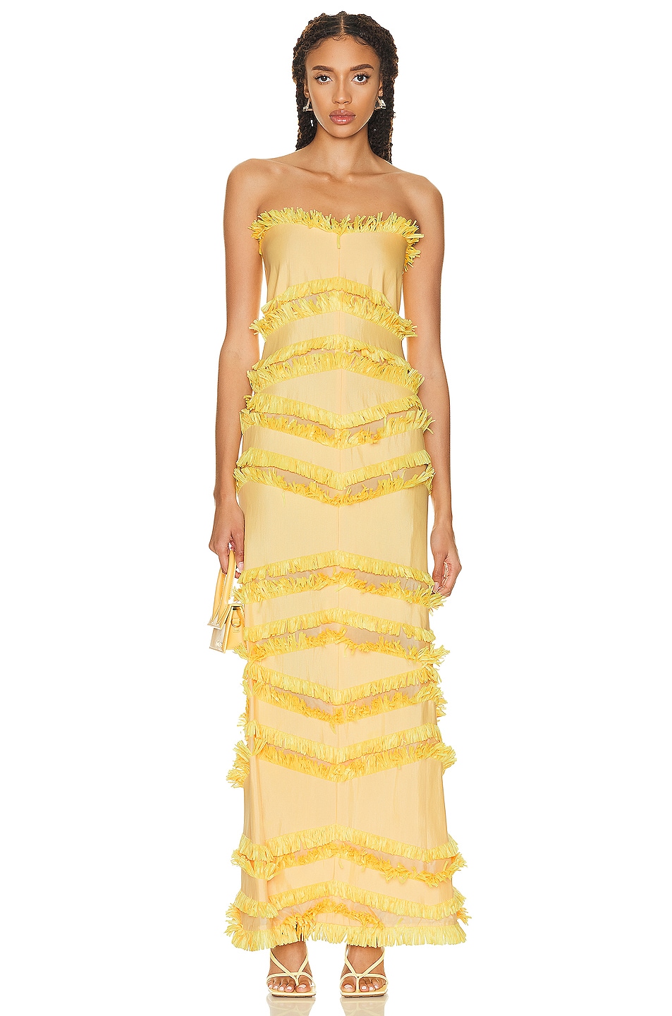 Image 1 of Alexis Reeve Dress in Golden Raffia