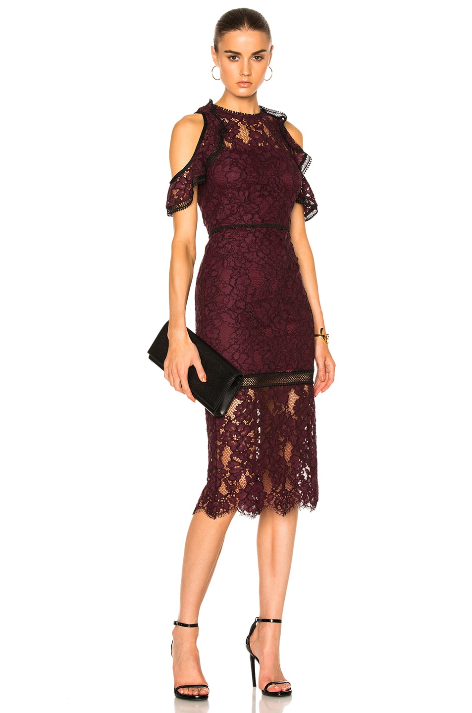 Image 1 of Alexis Evie Dress in Burgundy