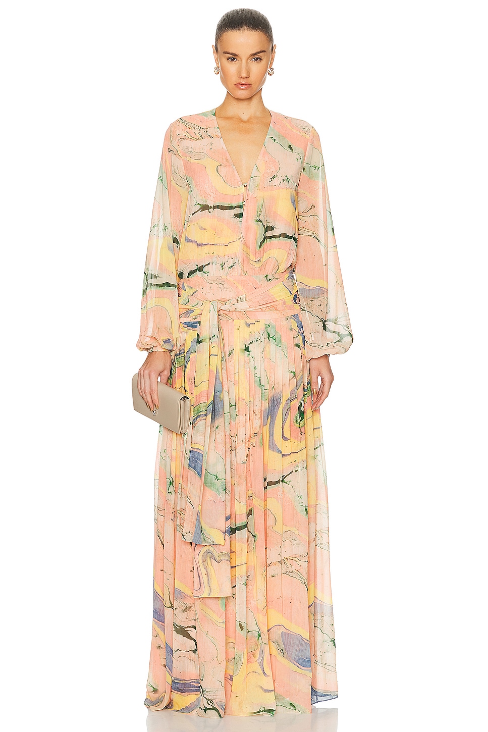 Image 1 of Alexis Diane Dress in Watercolor