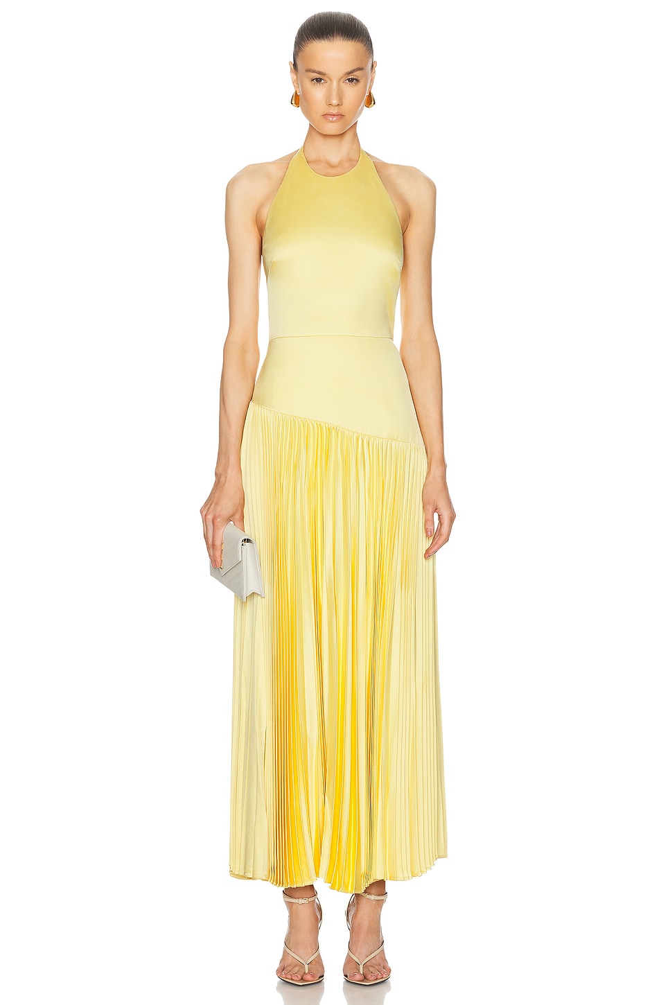 Image 1 of Alexis Saab Dress in Light Yellow