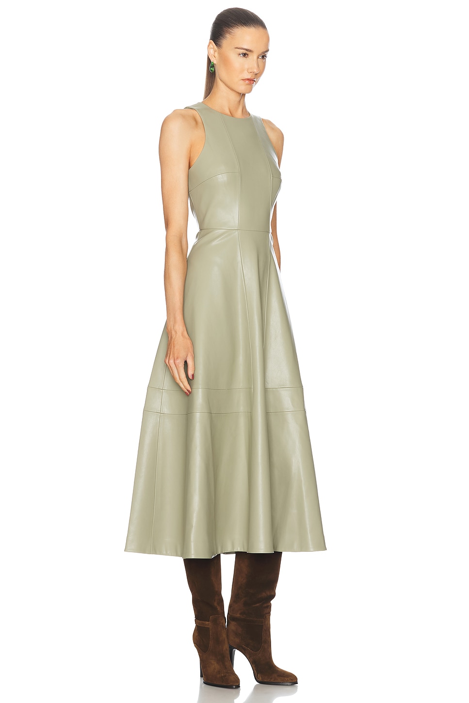 Shop Alexis England Midi Dress In Sage