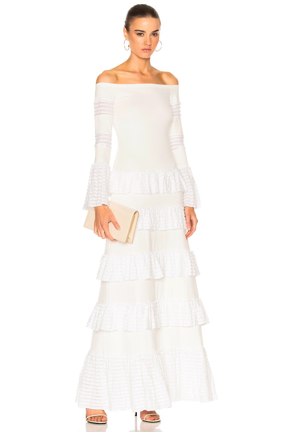 Image 1 of Alexis Sylar Long Dress in White