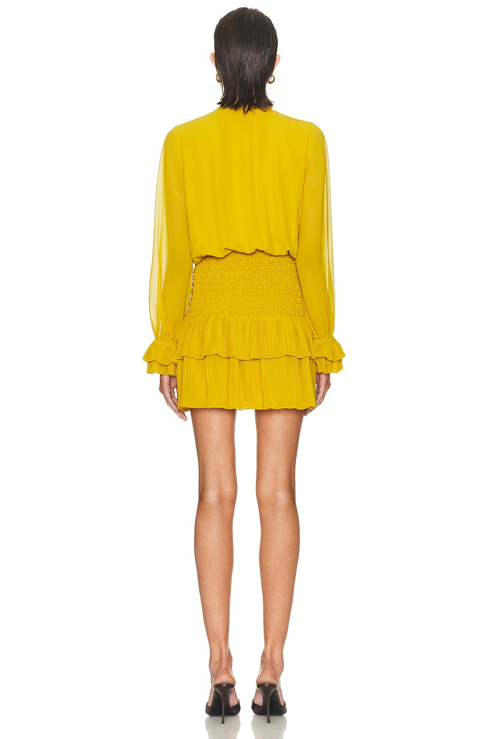 christie drop waist faux suede mini dress Are You Am I | Sunniva Skirt