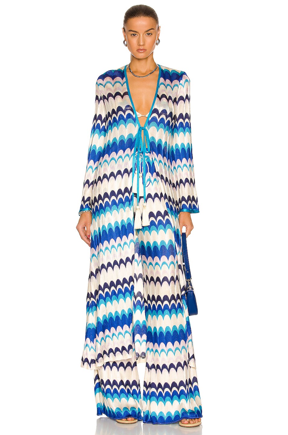 Image 1 of Alexis Silmani Robe in Blue Waves