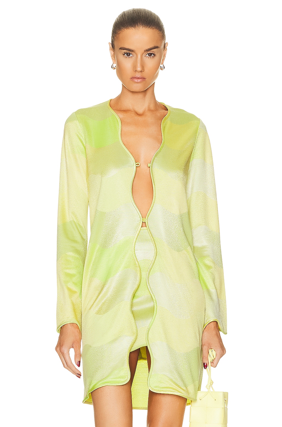 Image 1 of Alexis Bia Duster in Lime Waves