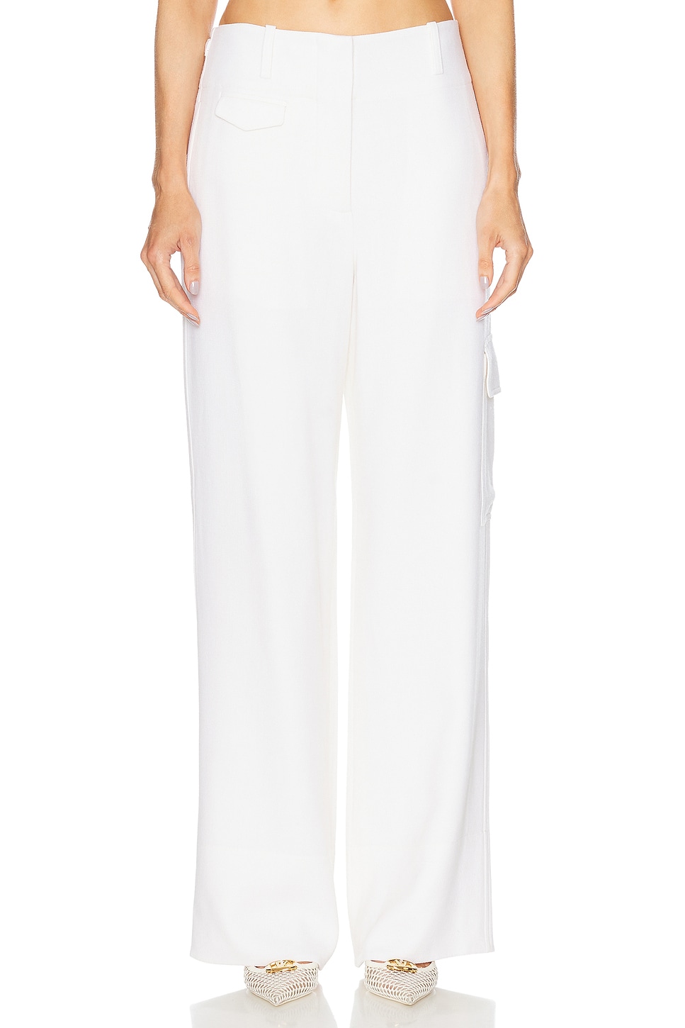 Shop Alexis Justen Pant In Pearl White