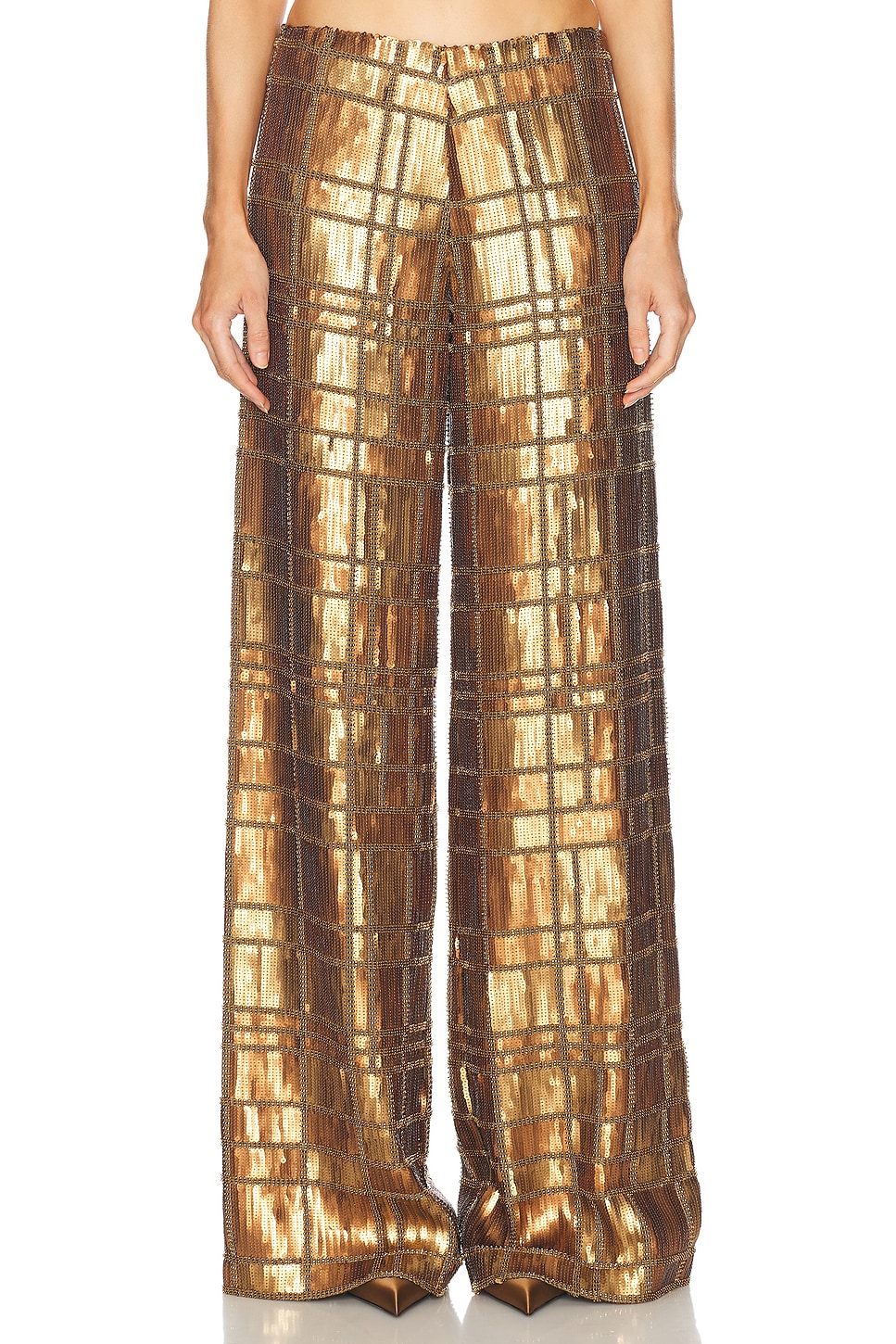 Image 1 of Alexis Zano Sequin Pant in Bronze