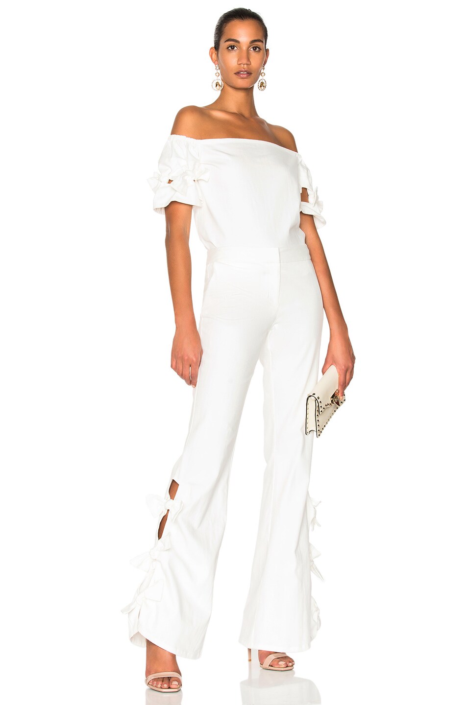 Bowknot Detail Wide Strap Swimdress and Shorts