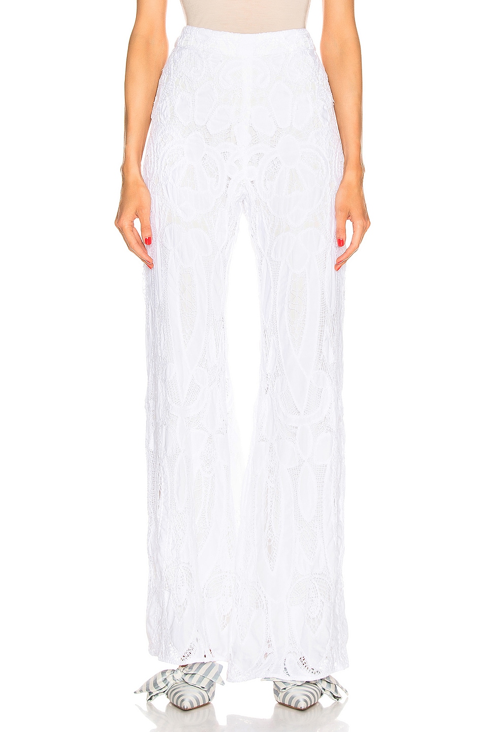 ALEXIS ALEXIS RITCHIE PANT IN WHITE,ALXF-WP41