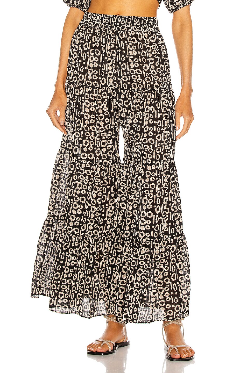 Image 1 of Alexis Farida Pant in Abstract Black