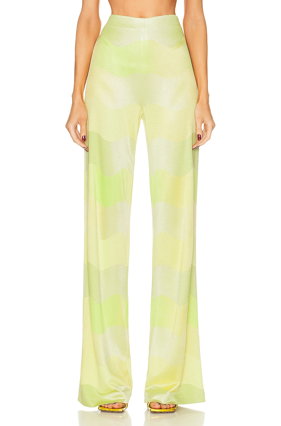 Image 1 of Alexis Angelika Pant in Lime Waves